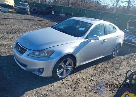 2012 Lexus Is 250 z USA, uszkodzony, nr VIN JTHBF5C28C5165687